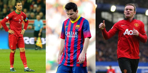 Ronaldo-Messi-Rooney