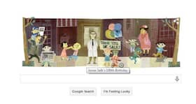 Dr Jonas Salk's 100th birthday: Google commemorates the scientist who developed polio vaccine