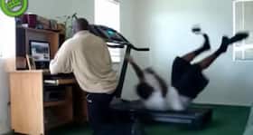 LOL! This treadmill #fail video is hilarious. Don't miss the woman wearing heels!