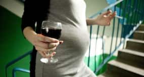 Don't drink when you are pregnant. It can give your baby 400 diseases