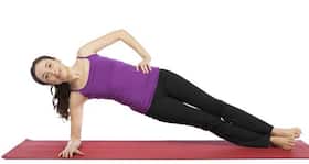 Lose that belly fat with vasisthasana or side plank pose Lose that belly fat with vasisthasana or side plank pose