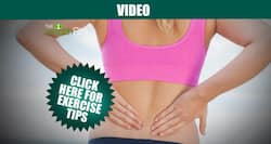 Exercising while suffering from back pain -- Keep these tips in mind
