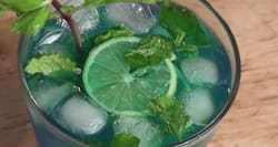 Healthy mocktail recipe: Blue curacao lemonade