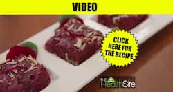 Healthy dessert: Beetroot barfi recipe