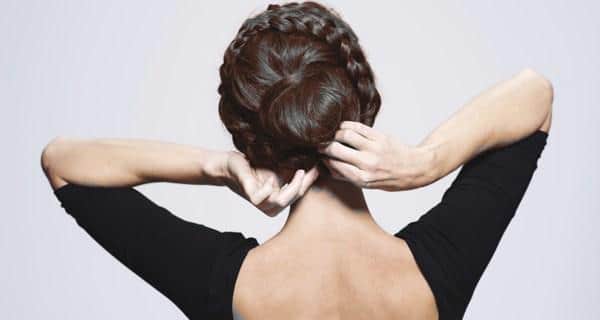 fixing hair