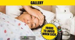Avoid consuming these foods when sick