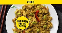 Healthy soybean chaat by Chef Nikhil Rastogi