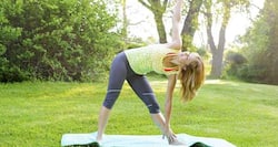 How to do trikonasana -- A yoga asana to relieve constipation