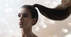 Easy trick for a thicker looking ponytail