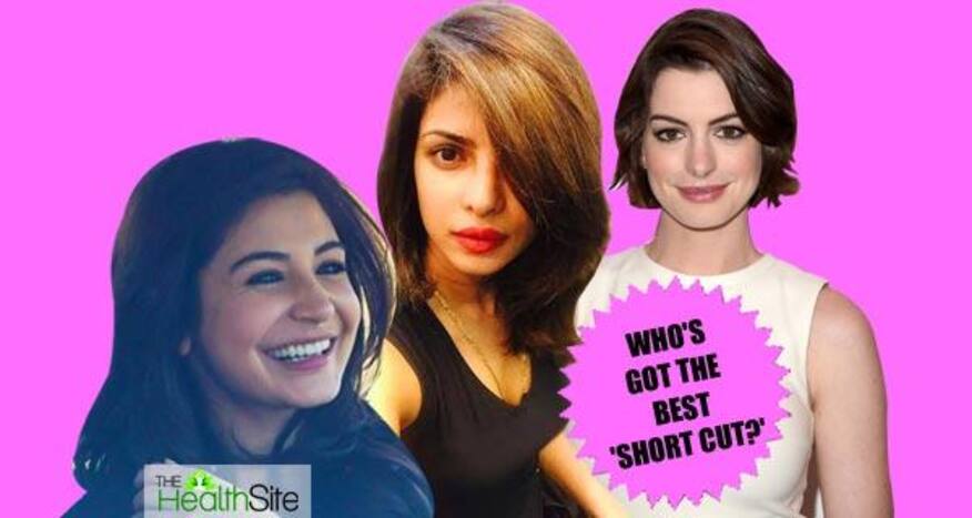 Priyanka Chopra, Beyonce Knowles, Sonakshi Sinha or Anne Hathway - Who  sports the short hair cut the best? 