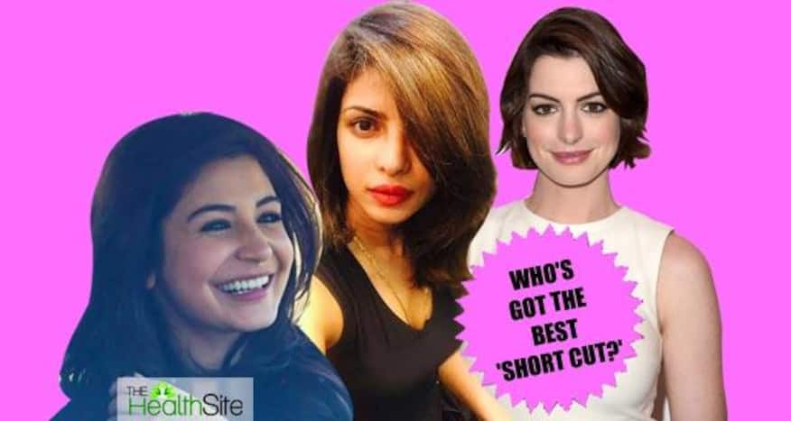 Priyanka Chopra, Beyonce Knowles, Sonakshi Sinha or Anne Hathway - Who sports the short hair cut the best? Priyanka Chopra, Beyonce Knowles, Sonakshi Sinha or Anne Hathway - Who sports the short hair cut the best?