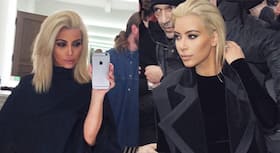 Kim Kardashian colours her hair platinum-blonde Kim Kardashian colours her hair platinum-blonde