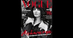 Aishwarya Rai Bachchan sports the fringe hairstyle for Vogue India's cover page