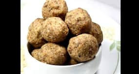 Healthy oats and cornflakes laddu recipe