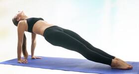 Try purvottanasana to strengthen your core and back