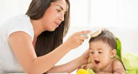 Cradle cap or rough scaly patches on a new born