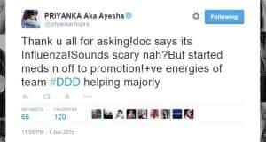 priyanka tweet
