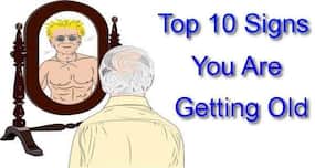 Top 10 signs of ageing