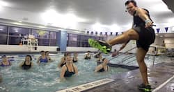 No more boring gyms, Aqua Zumba is here
