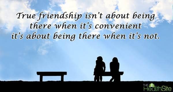 true friendship isnt about being there when its convenient