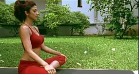 Yoga with Shilpa Shetty -- Asana to cure constipation