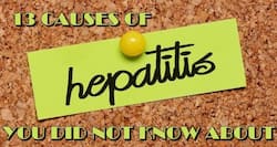 13 causes of hepatitis you didn't know about