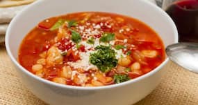 Healthy monsoon recipe -- Tomato corn soup