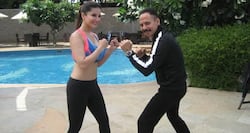 Sunny Leone and Mickey Mehta's latest fitness workout (in pics)