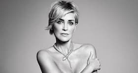 Sharon Stone poses naked for a magazine, talks about brain damage