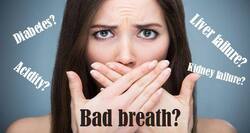 Bad breath could indicate diabetes or worse...