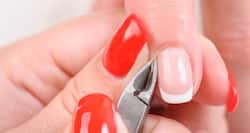 DIY cuticle care with just a nail cutter!