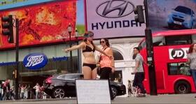 This lady stripped in the middle of the road. The reason will shock you!