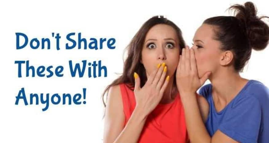 11 everyday things you should STOP sharing | TheHealthSite.com