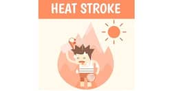 First aid for heatstroke