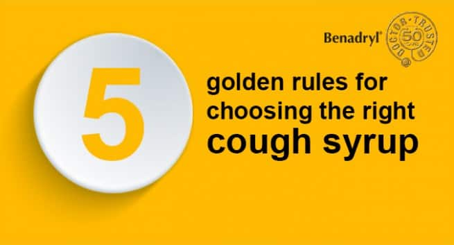 Benadryl syrup for cold types