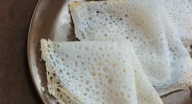 Savoury Maharashtrian pancake: Rice ghavan Savoury Maharashtrian pancake: Rice ghavan