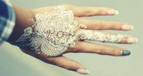 Give white henna a try this Diwali!