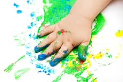 5 hand print activities to do with your 1-year-old