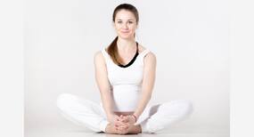 Baddha Konasana to help ease childbirth Baddha Konasana to help ease childbirth