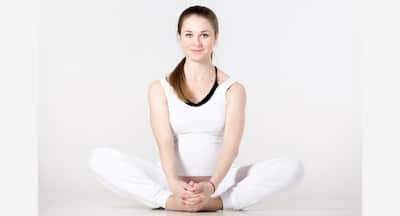 Baddha Konasana to help ease childbirth