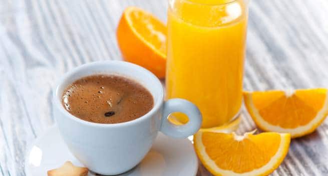 coffee and orange