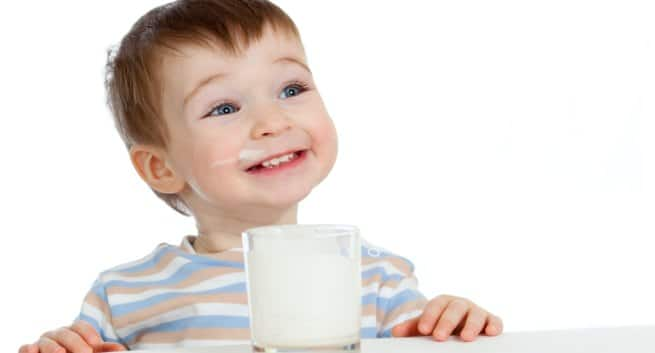 cow milk for baby