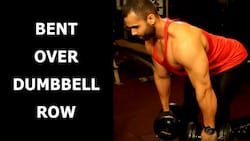 Bent over dumbbell row to sculpt your upper back, explained by Kaizzad Capadia