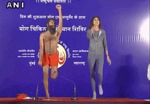 Baba Ramdev and Shilpa Shetty