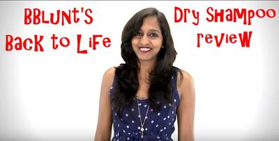 Product review: BBlunt's Back to Life dry shampoo