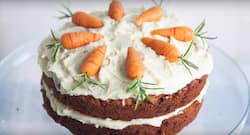 Healthy dessert recipe -- Vegan carrot cake