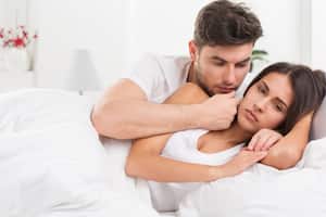 My wife is a virgin and her hymen won't break. She pushes me away ...