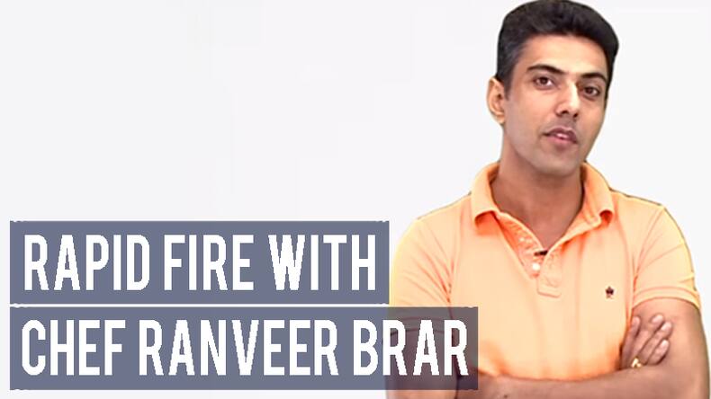 Chef Ranveer Brar answers how to crack Master Chef +4 rapid fire questions