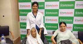 Fortis Escorts exhibits the finest skills by implanting pacemaker in a100 year old lady