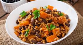 Oil-free diabetic friendly recipe: Mexican rice